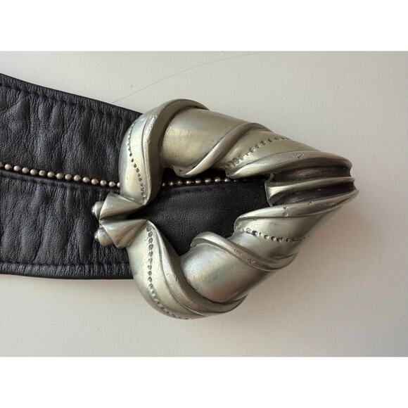 FAHRENHEIT NY Antelope FO24 Buckle With Black Leather Belt Excellent Condition main image 5